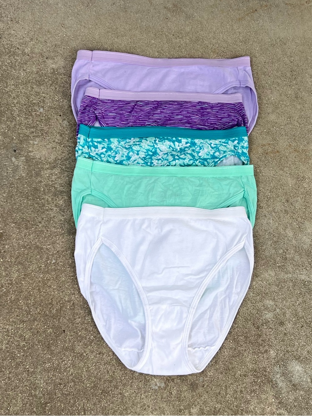 5/S Fruit of the Loom Cotton Panty Set of 5 New